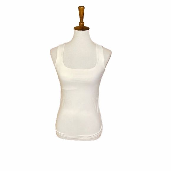 Vivienne Tam square neck white sleeveless top XS - Picture 1 of 7